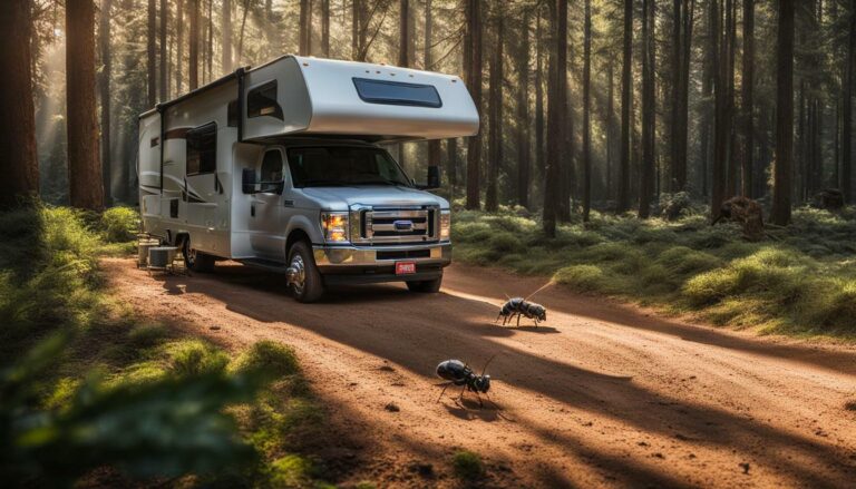 How to control ants in a camper?