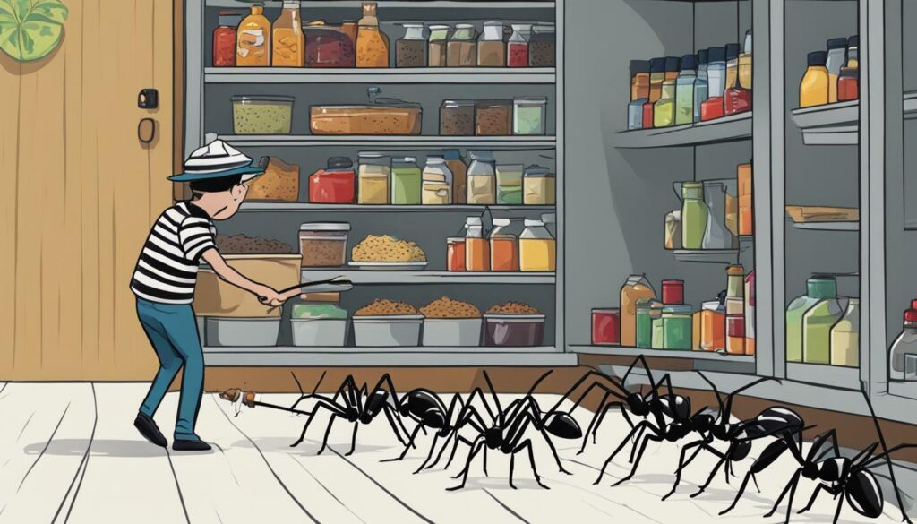 How to eliminate ants in your pantry?