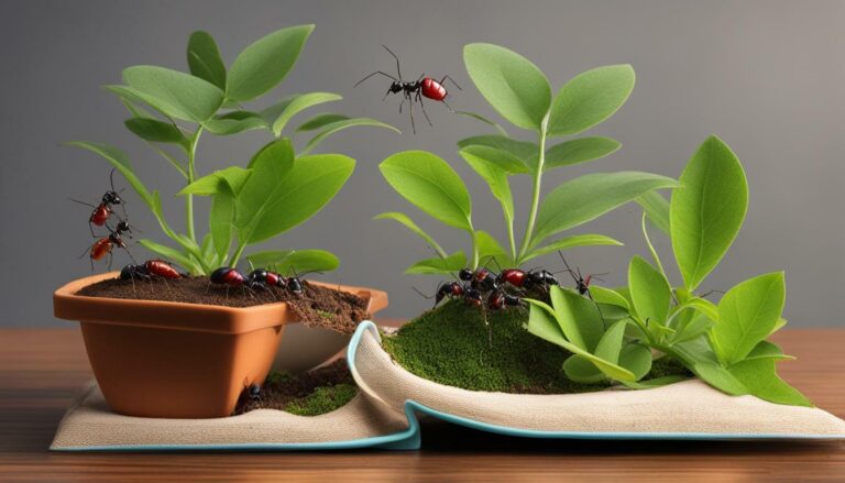 How to get rid of ants in potted plants?