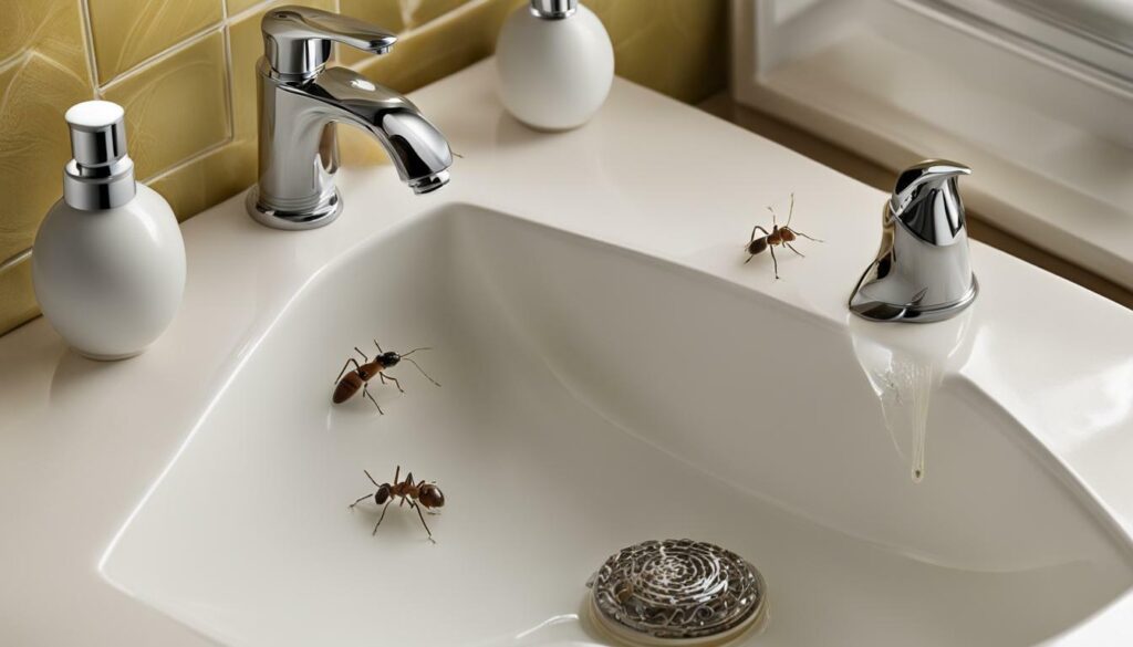 How to keep ants out of the bathroom sink?