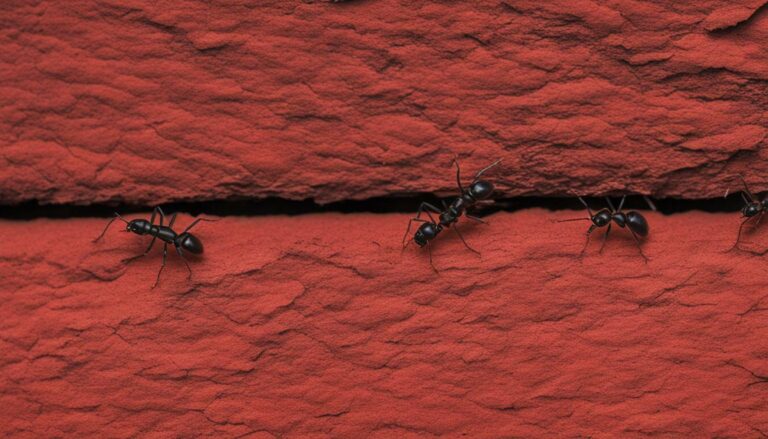 How to stop ants from entering through cracks?