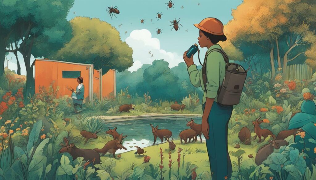 What are the environmental impacts of ant sprays?