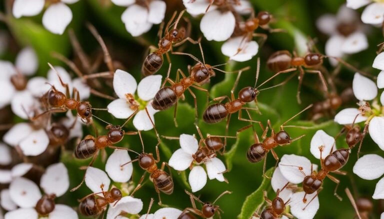 What are the most common ant species in gardens?
