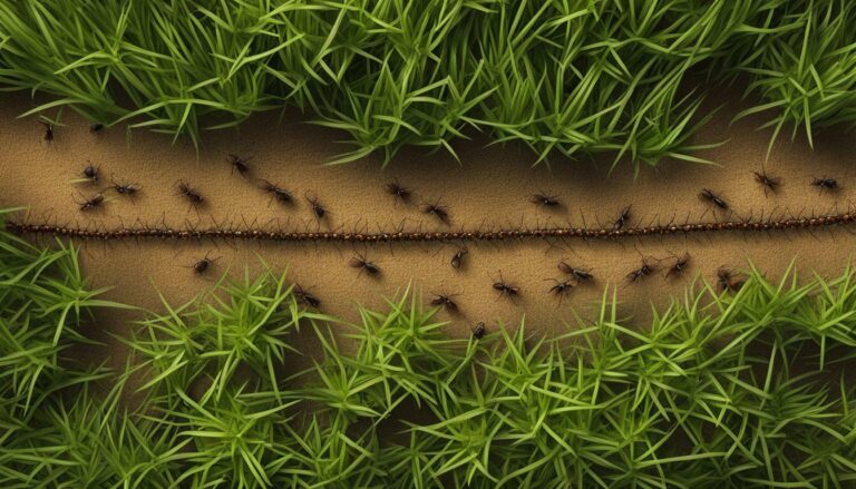Why do ants follow each other in a line?
