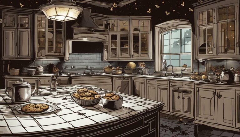 Why do ants invade kitchens at night?