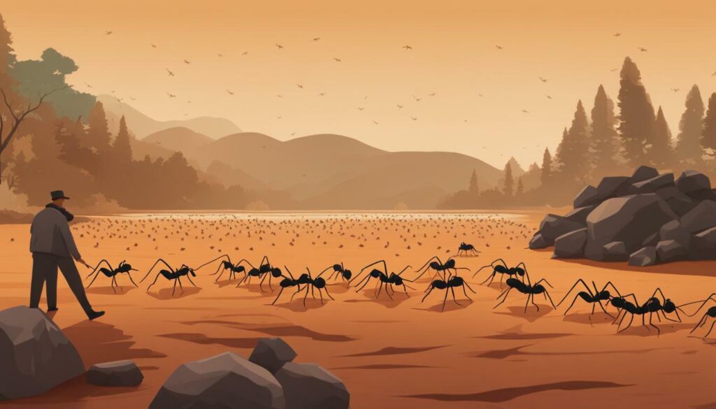 Why do ants sometimes ignore baits?